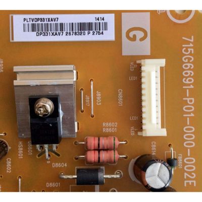 FUENTE DE PODER PARA TV SONY / NUMERO DE PARTE PLTVDP331XAV7 / 715G6691-P01-00-002E / 1-895-632-21 / DP331XAV7 / PANEL TPT400LA-J6PE1 / MODELOS KDL-40R350B / KDL40R350B / KDL40R380B / KDL-40R380B - Imagen 2